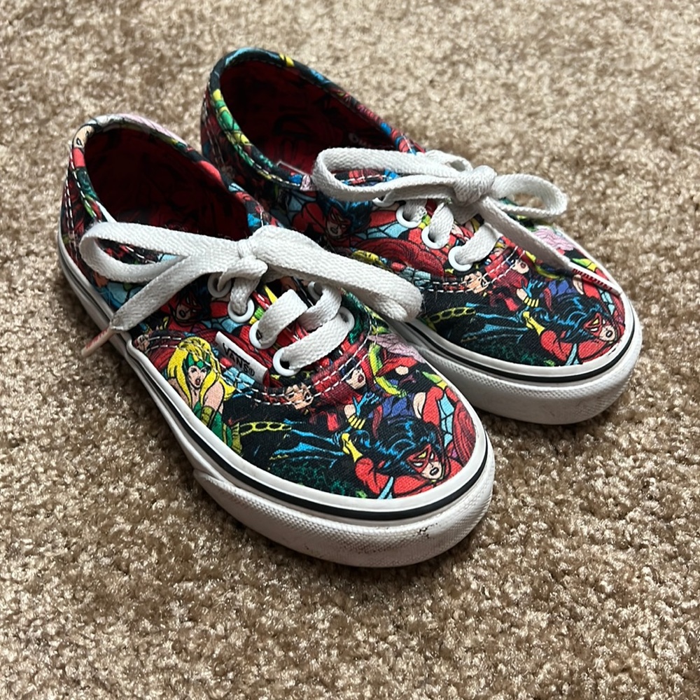 Marvel Toddler Vans size 11
